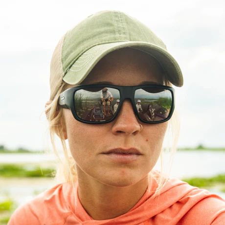 BAJIO PIEDRA | Frame Color: Brown Tortoise Matte | Lens Color: Blue Mirror | Lens Material: Polycarbonate Lenses