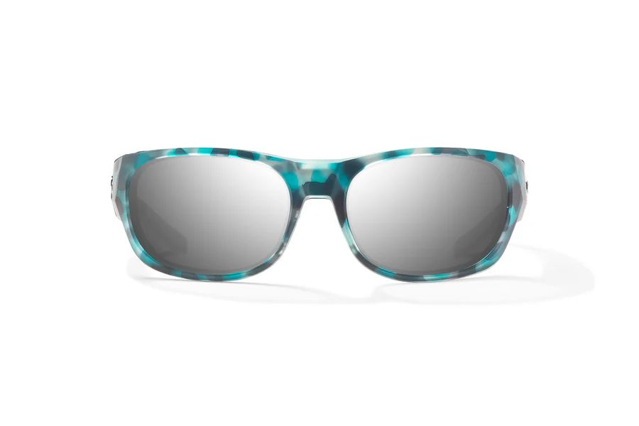 BAJIO DARIEN | Frame Color: Light Blue Water Matte | Lens Color: Silver Mirror | Lens Material: Glass Lenses