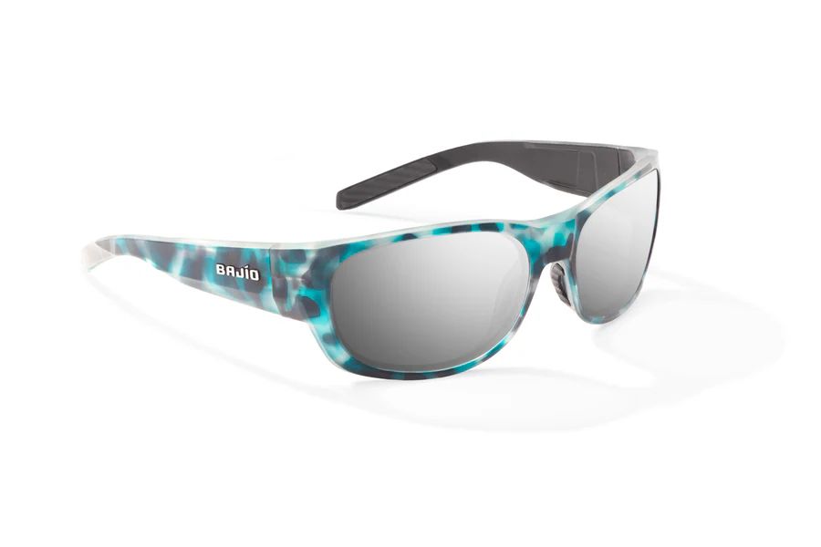 BAJIO DARIEN | Frame Color: Light Blue Water Matte | Lens Color: Silver Mirror | Lens Material: Glass Lenses