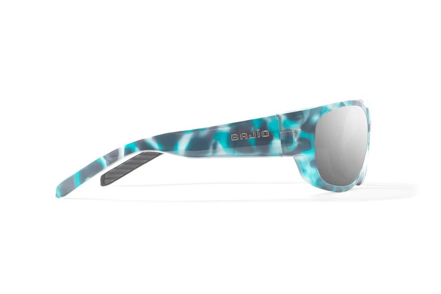 BAJIO DARIEN | Frame Color: Light Blue Water Matte | Lens Color: Silver Mirror | Lens Material: Glass Lenses