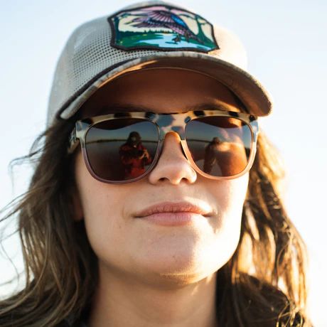 BAJIO CHELEM | Frame Color: Tort-Rose Turtle Gloss | Lens Color: Grey | Lens Material: Polycarbonate Lenses