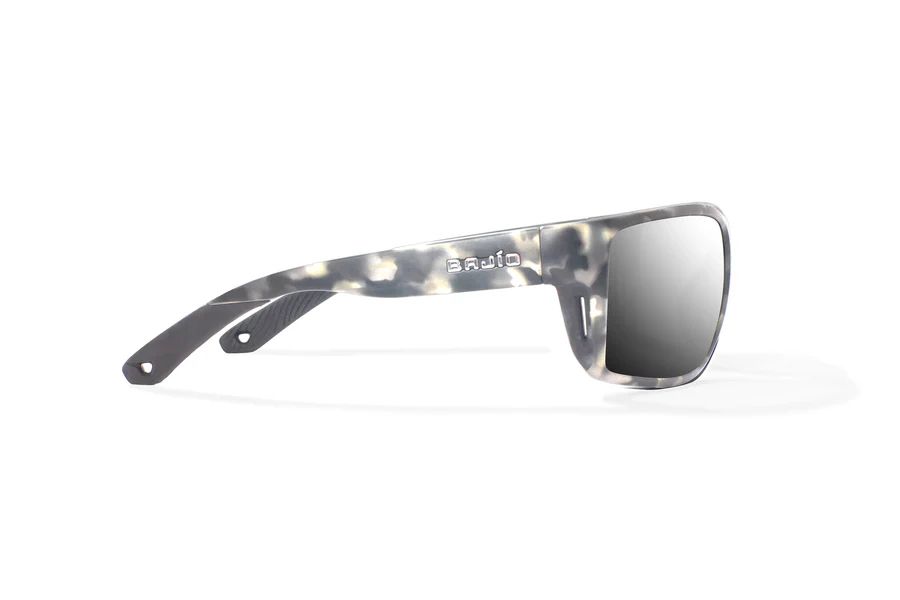 BAJIO BALES BEACH | Frame Gray Rock Matte | Lens Color: Silver Mirror | Lens Material: Polycarbonate Lenses