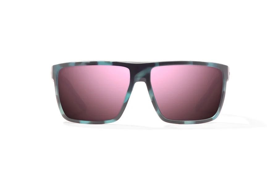 BAJIO TOADS | Frame Color: Blue Water Matte | Lens Color: Rose Mirror | Lens Material: Polycarbonate Lenses