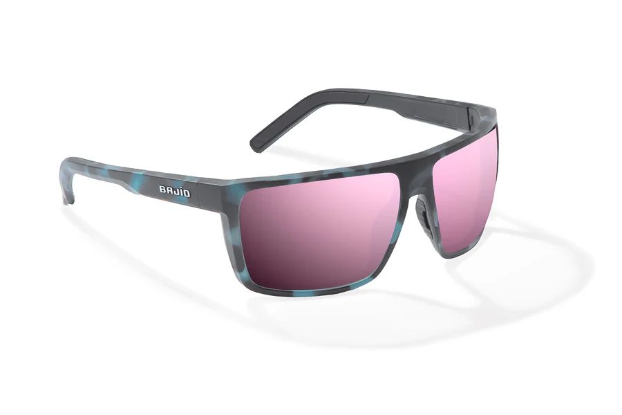 BAJIO TOADS | Frame Color: Blue Water Matte | Lens Color: Rose Mirror | Lens Material: Polycarbonate Lenses