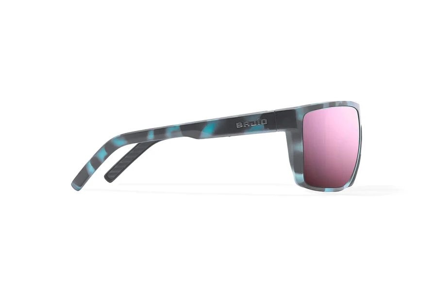 BAJIO TOADS | Frame Color: Blue Water Matte | Lens Color: Rose Mirror | Lens Material: Polycarbonate Lenses