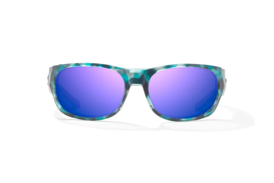 BAJIO DARIEN | Frame Color: Light Blue Water Matte | Lens Color: Violet Mirror | Lens Material: Polycarbonate Lenses