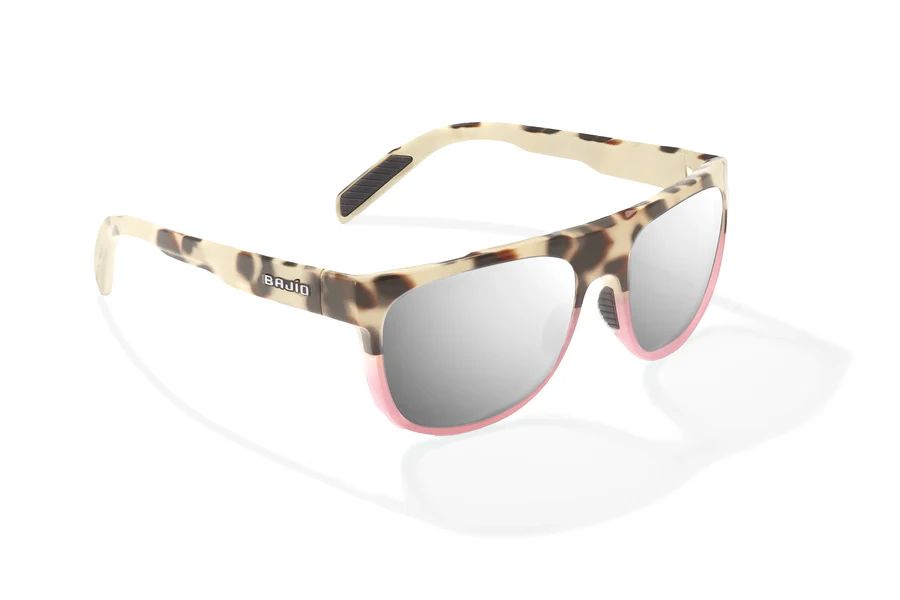 BAJIO CHELEM | Frame Color: Tort-Rose Turtle Gloss | Lens Color: Silver Mirror | Lens Material: Glass Lenses