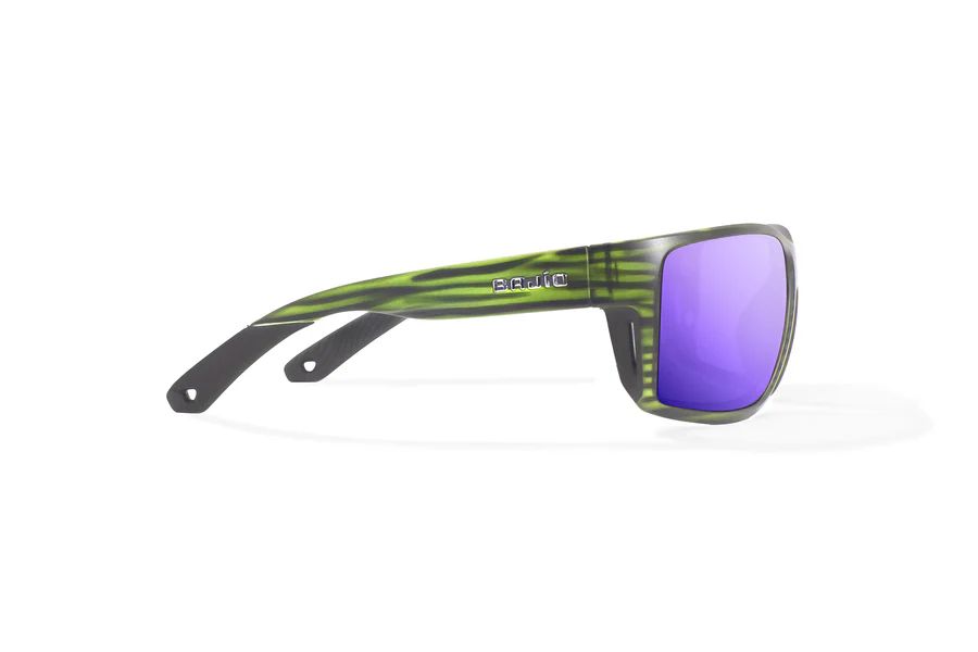 BAJIO BALES BEACH | Green Grass Matte | Lens Color: Violet Mirror | Lens Material: Polycarbonate Lenses