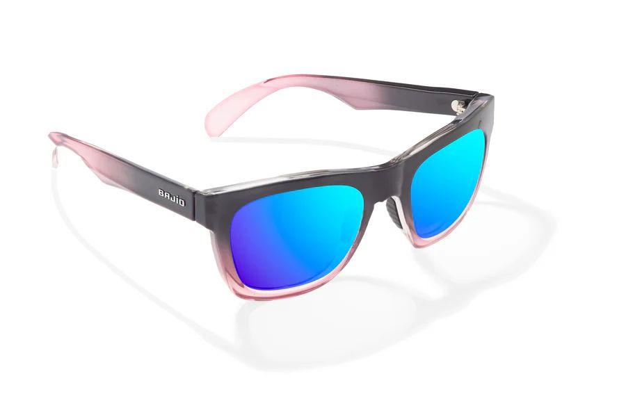 BAJIO COMETA | Frame Color: Black Pink Sky Gloss | Lens Color: Blue Mirror | Lens Material: Polycarbonate Lenses