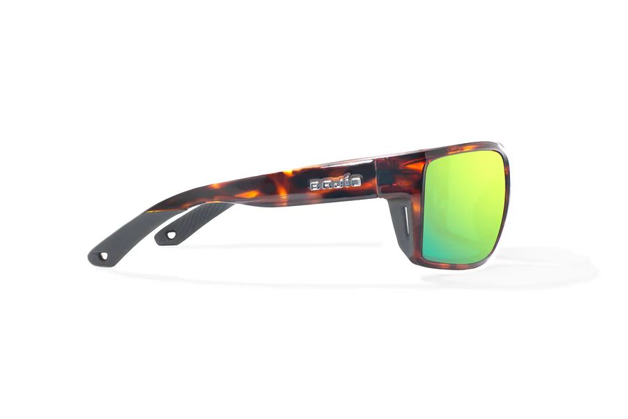 BAJIO BALES BEACH | Frame Color: Brown Tortoise Gloss | Lens Color: Green Mirror | Lens Material: Glass Lenses