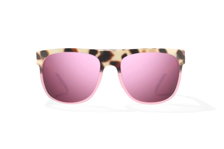 BAJIO CHELEM | Frame Color: Tort-Rose Turtle Gloss | Lens Color: Rose Mirror | Lens Material: Polycarbonate Lenses