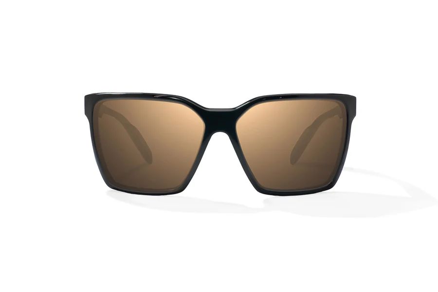 BAJIO ELDORA | Frame Color: Black Gloss | Lens Color: Copper | Lens Material: Polycarbonate Lenses