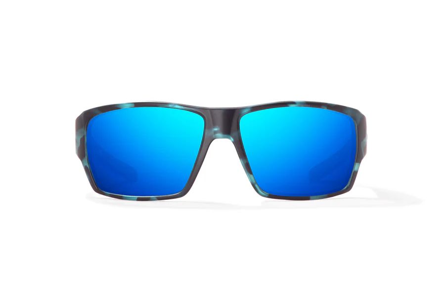 BAJIO VEGA | Frame Color: Blue Water Matte | Lens Color: Blue Mirror | Lens Material: Polycarbonate Lenses