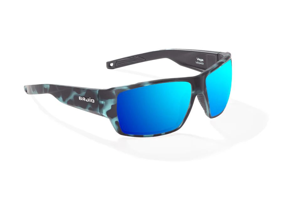 BAJIO VEGA | Frame Color: Blue Water Matte | Lens Color: Blue Mirror | Lens Material: Polycarbonate Lenses