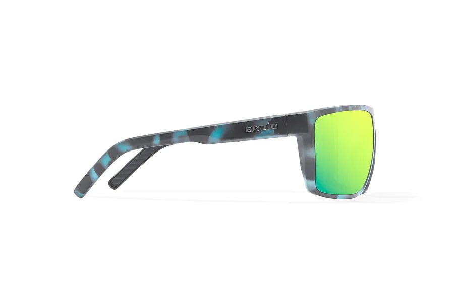 BAJIO TOADS | Frame Color: Blue Water Matte | Lens Color: Green Mirror | Lens Material: Polycarbonate Lenses
