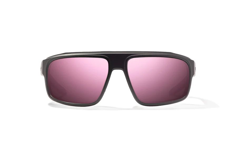 BAJIO GREENLAND | Frame Color: Black Matte | Lens Color: Rose Mirror | Lens Material: Polycarbonate Lenses