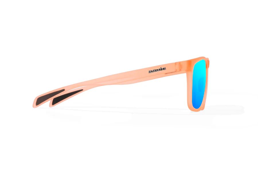 BAJIO CALDA | Frame Color: Peach Glass Matte | Lens Color: Blue Mirror | Lens Material: Polycarbonate Lenses
