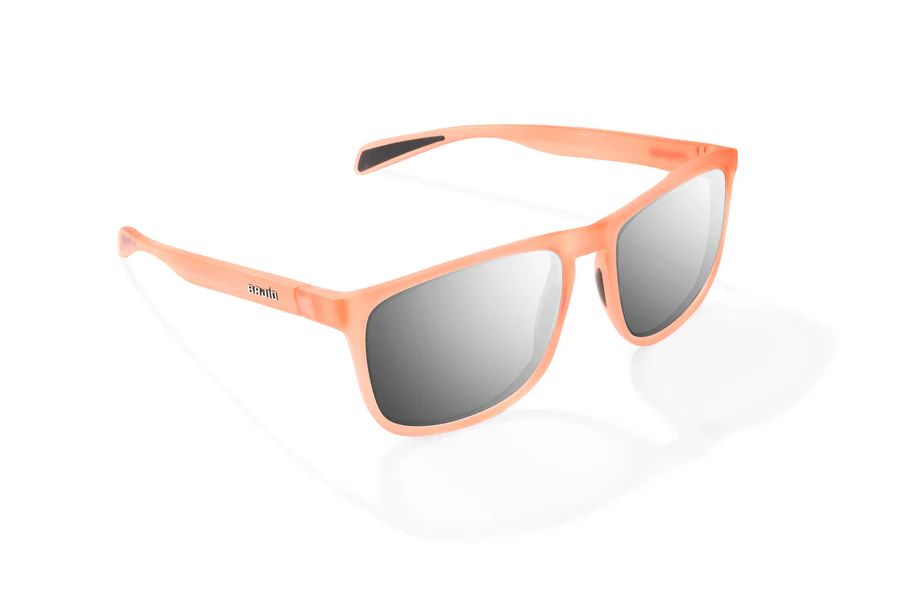 BAJIO CALDA | Frame Color: Peach Glass Matte | Lens Color: Silver Mirror | Lens Material: Polycarbonate Lenses