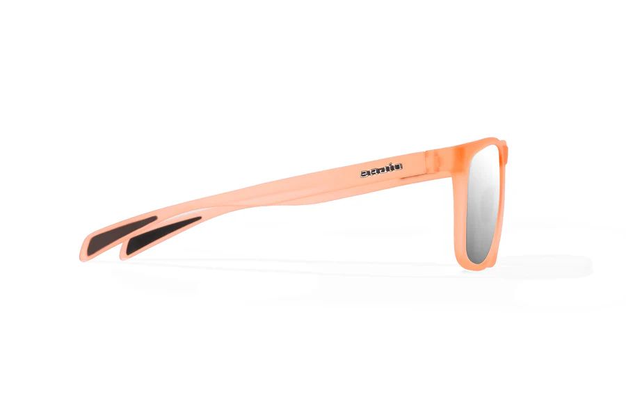 BAJIO CALDA | Frame Color: Peach Glass Matte | Lens Color: Silver Mirror | Lens Material: Polycarbonate Lenses