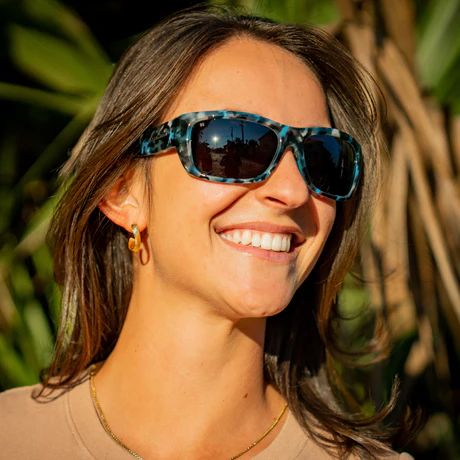 BAJIO ANNETTE | Frame Color: Black Gloss | Lens Color: Copper | Lens Material: Polycarbonate Lenses