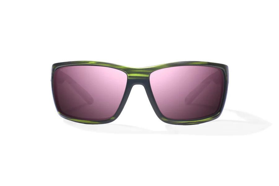 BAJIO BALES BEACH | Green Grass Matte | Lens Color: Rose Mirror | Lens Material: Polycarbonate Lenses