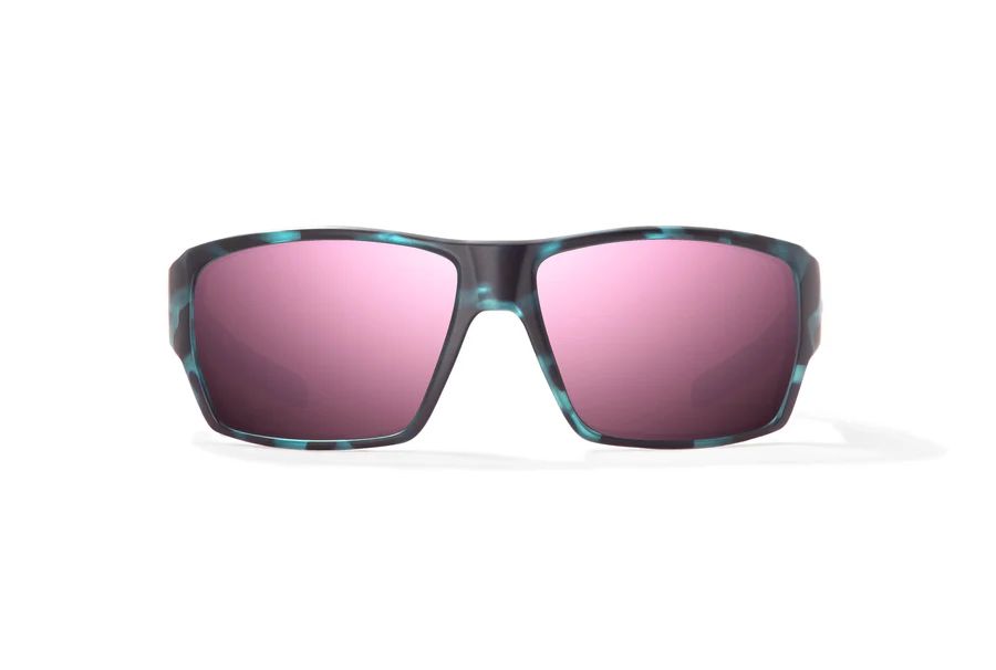 BAJIO VEGA | Frame Color: Blue Water Matte | Lens Color: Rose Mirror | Lens Material: Polycarbonate Lenses