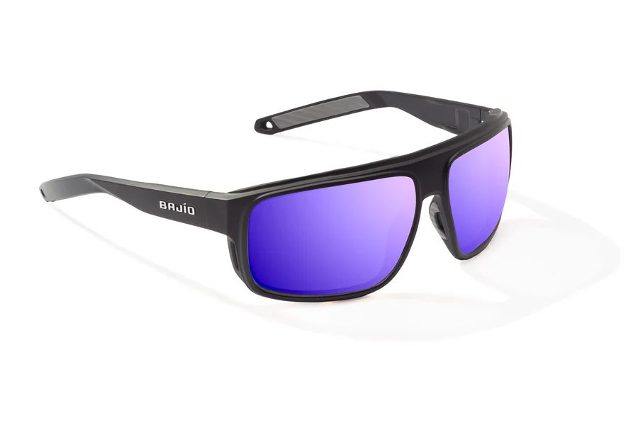 BAJIO GREENLAND | Frame Color: Black Matte | Lens Color: Violet Mirror | Lens Material: Polycarbonate Lenses