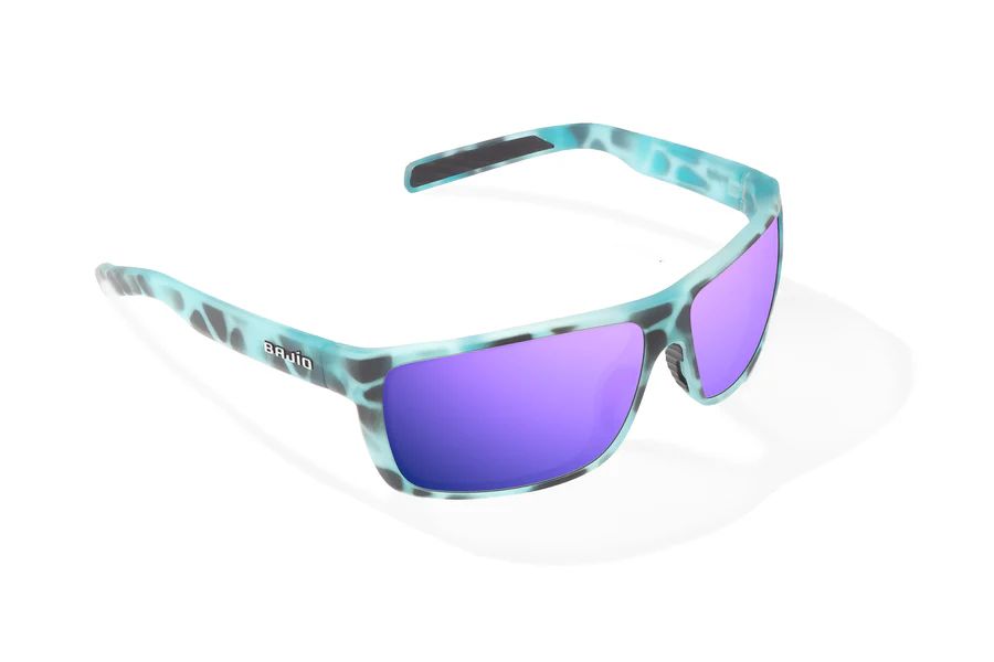 BAJIO SIGS | Frame Color: Light Blue Water Matte | Lens Color: Violet Mirror | Lens Material: Glass Lenses
