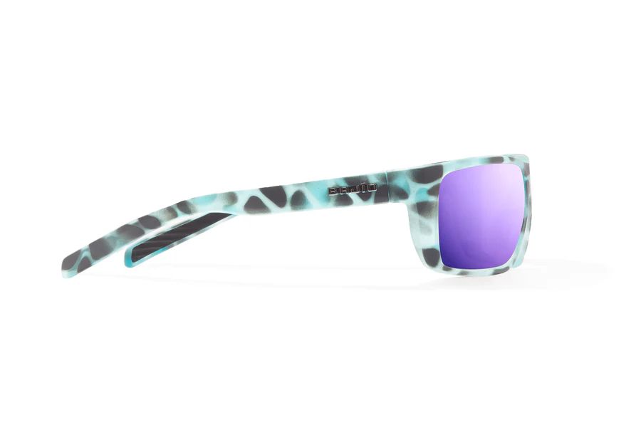BAJIO SIGS | Frame Color: Light Blue Water Matte | Lens Color: Violet Mirror | Lens Material: Glass Lenses