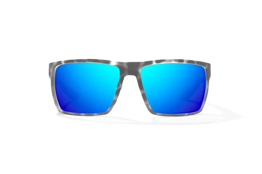 BAJIO STILTSVILLE | Frame Color: Gray Rock Matte | Lens Color: Blue Mirror | Lens Material: Polycarbonate Lenses