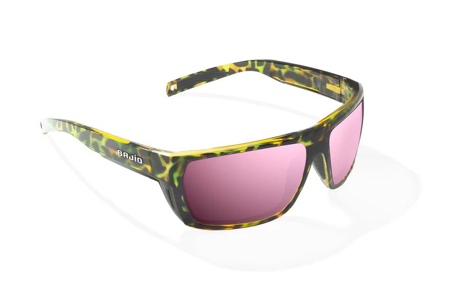 BAJIO PALOMETA | Frame Color: Green Rock Gloss | Lens Color: Rose Mirror | Lens Material: Glass Lenses
