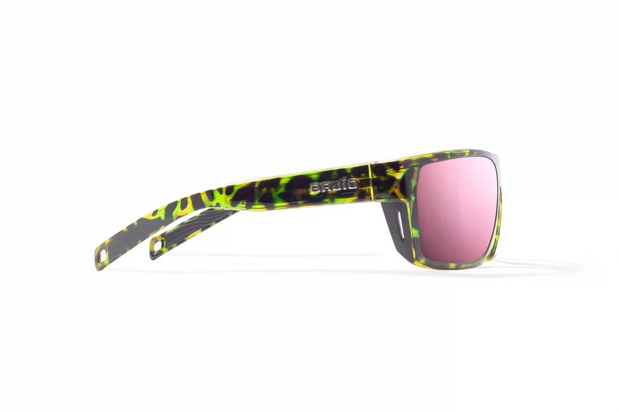 BAJIO PALOMETA | Frame Color: Green Rock Gloss | Lens Color: Rose Mirror | Lens Material: Glass Lenses