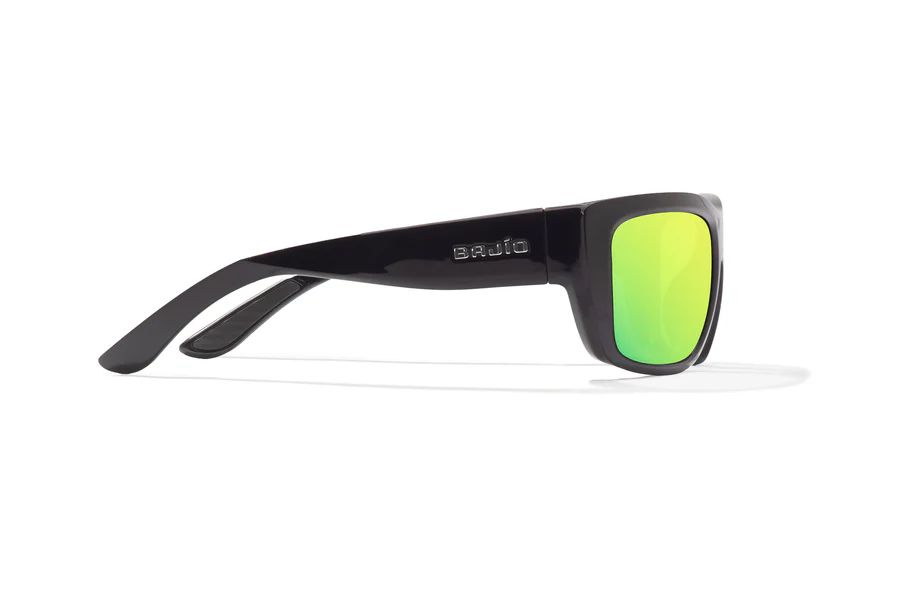 BAJIO ANNETTE | Frame Color: Black Gloss | Lens Color: Green Mirror | Lens Material: Glass Lenses