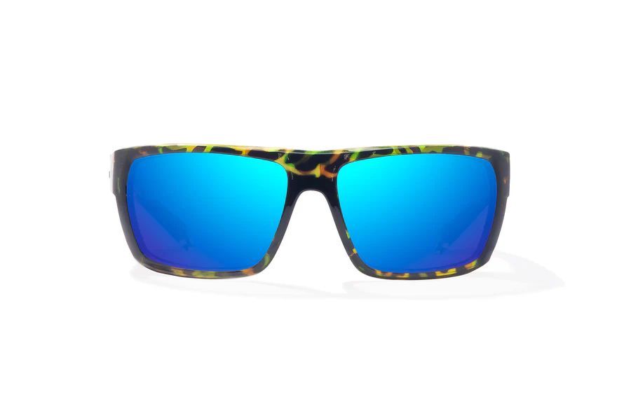 BAJIO PALOMETA | Frame Color: Green Rock Gloss | Lens Color: Blue Mirror | Lens Material: Polycarbonate Lenses