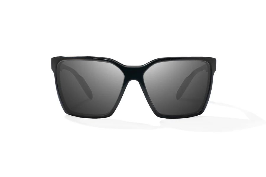 BAJIO ELDORA | Frame Color: Black Gloss | Lens Color: Grey | Lens Material: Polycarbonate Lenses