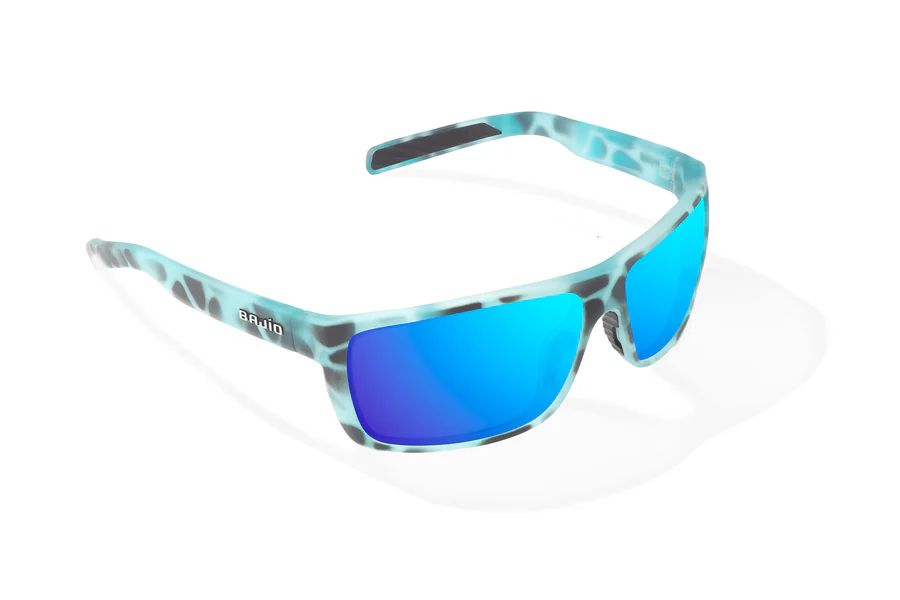 BAJIO SIGS | Frame Color: Light Blue Water Matte | Lens Color: Blue Mirror | Lens Material: Polycarbonate Lenses