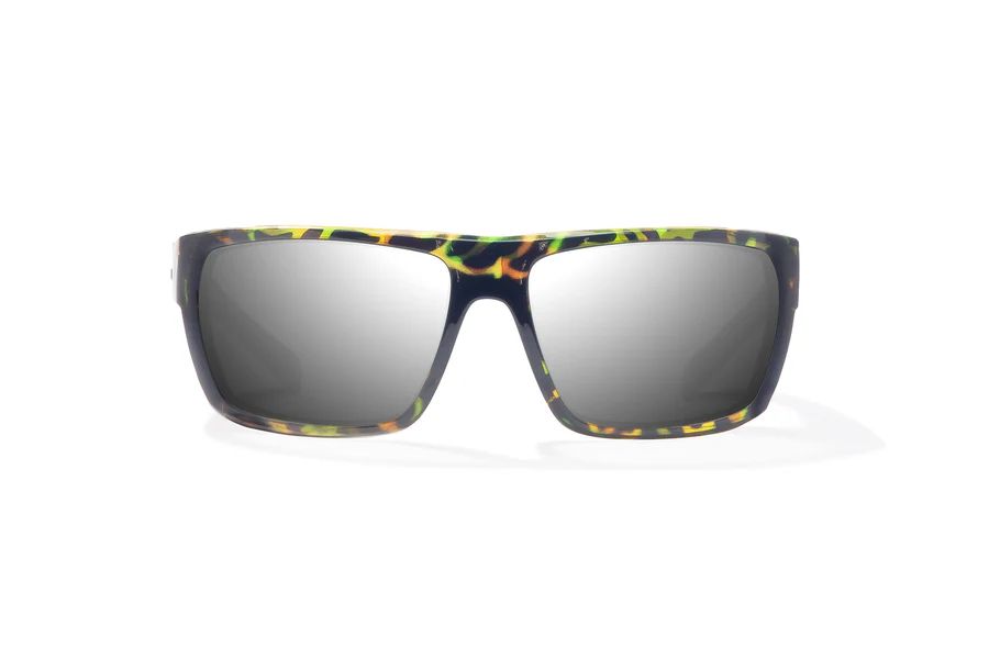 BAJIO PALOMETA | Frame Color: Green Rock Gloss | Lens Color: Silver Mirror | Lens Material: Glass Lenses