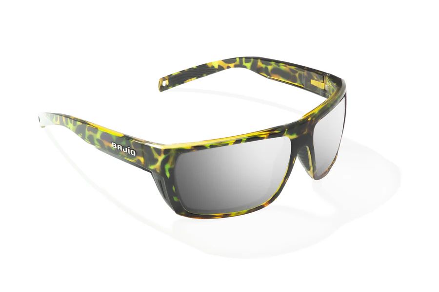 BAJIO PALOMETA | Frame Color: Green Rock Gloss | Lens Color: Silver Mirror | Lens Material: Glass Lenses