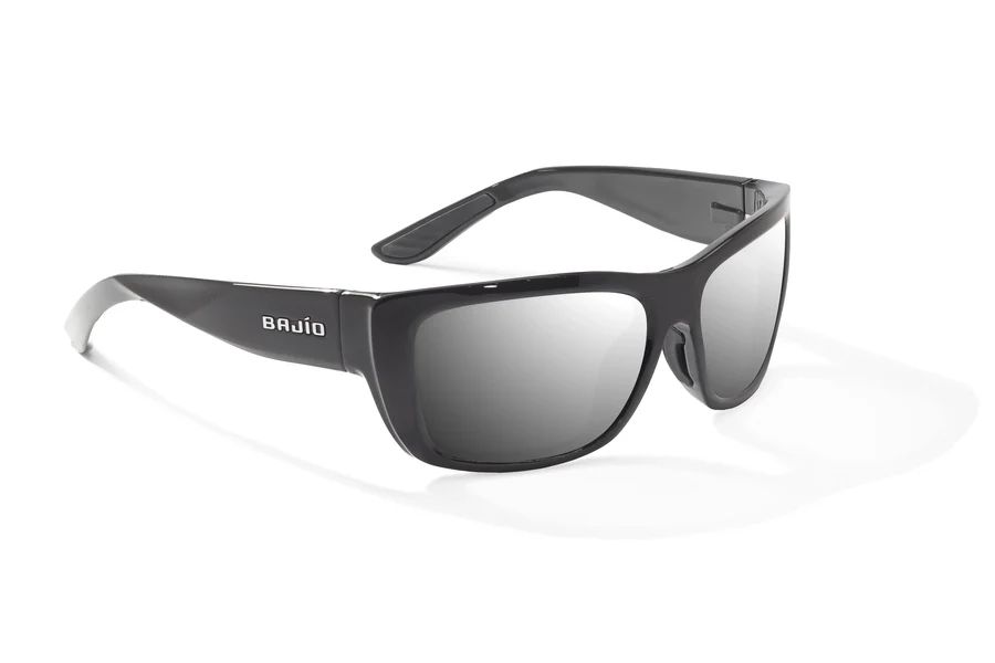 BAJIO ANNETTE | Frame Color: Black Gloss | Lens Color: Silver Mirror | Lens Material: Polycarbonate Lenses