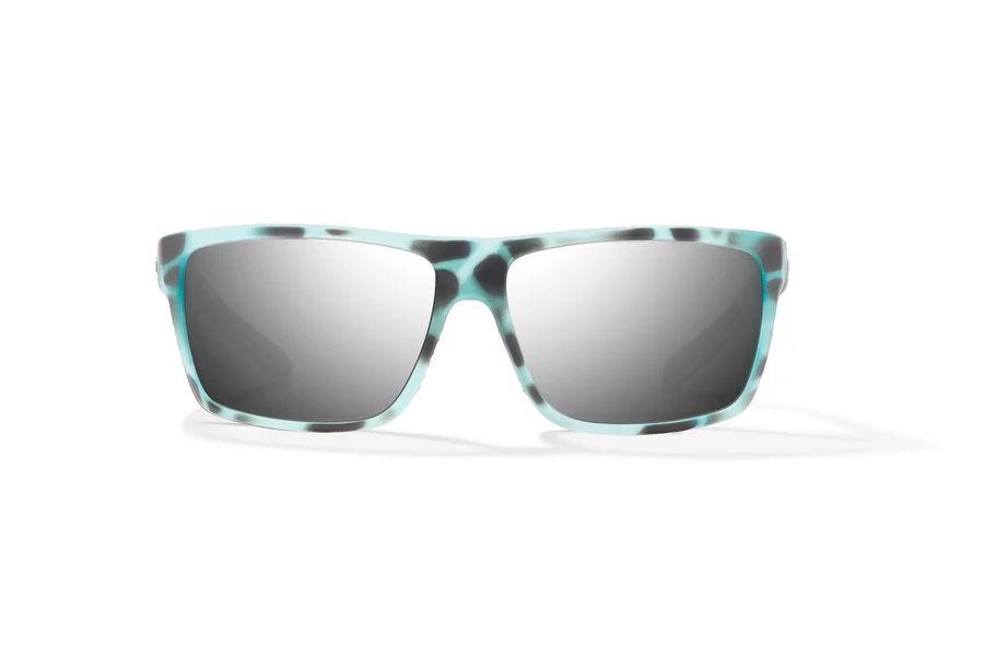 BAJIO SIGS | Frame Color: Light Blue Water Matte | Lens Color: Silver Mirror | Lens Material: Polycarbonate Lenses