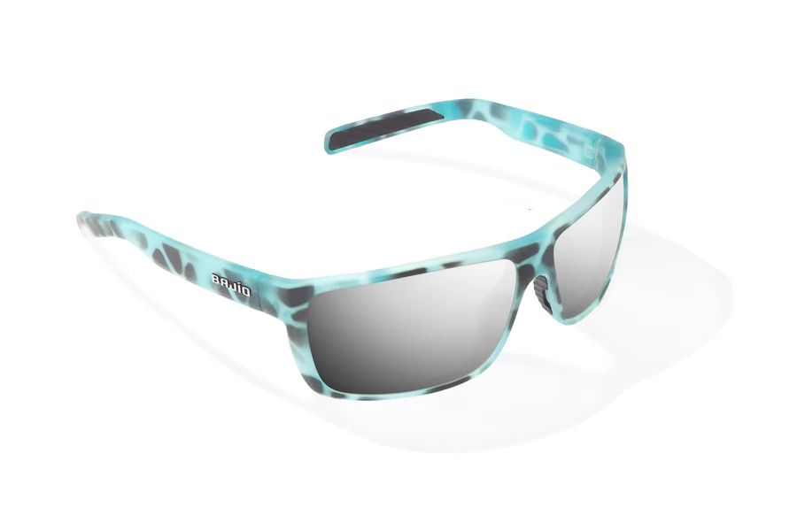 BAJIO SIGS | Frame Color: Light Blue Water Matte | Lens Color: Silver Mirror | Lens Material: Polycarbonate Lenses