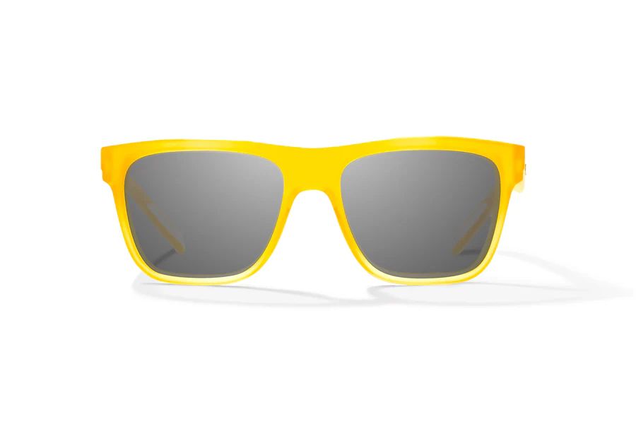 BAJIO HOPEDALE | Frame Color: Yellow Glass Matte | Lens Color: Grey | Lens Material: Polycarbonate Lenses