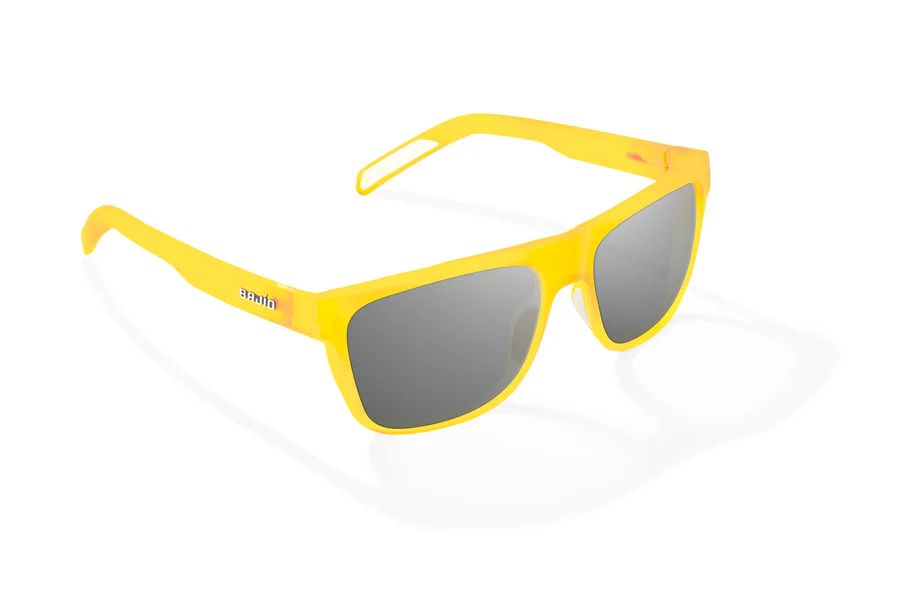 BAJIO HOPEDALE | Frame Color: Yellow Glass Matte | Lens Color: Grey | Lens Material: Polycarbonate Lenses