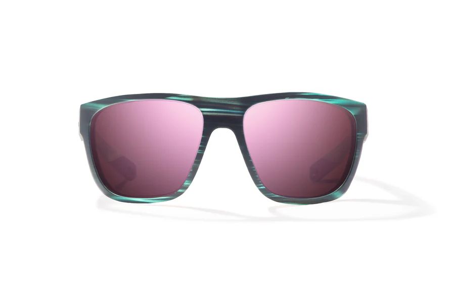 BAJIO LAS ROCAS | Frame Color: Blue Grass Matte | Lens Color: Rose Mirror | Lens Material: Polycarbonate Lenses