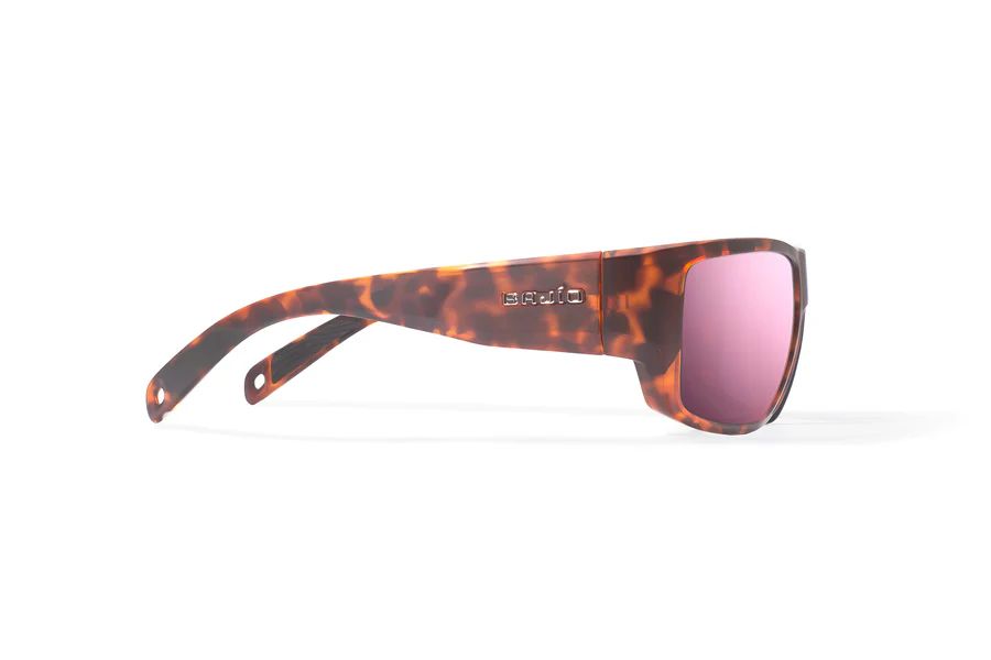 BAJIO PIEDRA | Frame Color: Brown Tortoise Matte | Lens Color: Rose Mirror | Lens Material: Glass Lenses