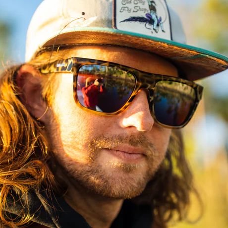 BAJIO CABALLO | Frame Color: Brown Turtle Gloss | Lens Color: Copper | Lens Material: Glass Lenses
